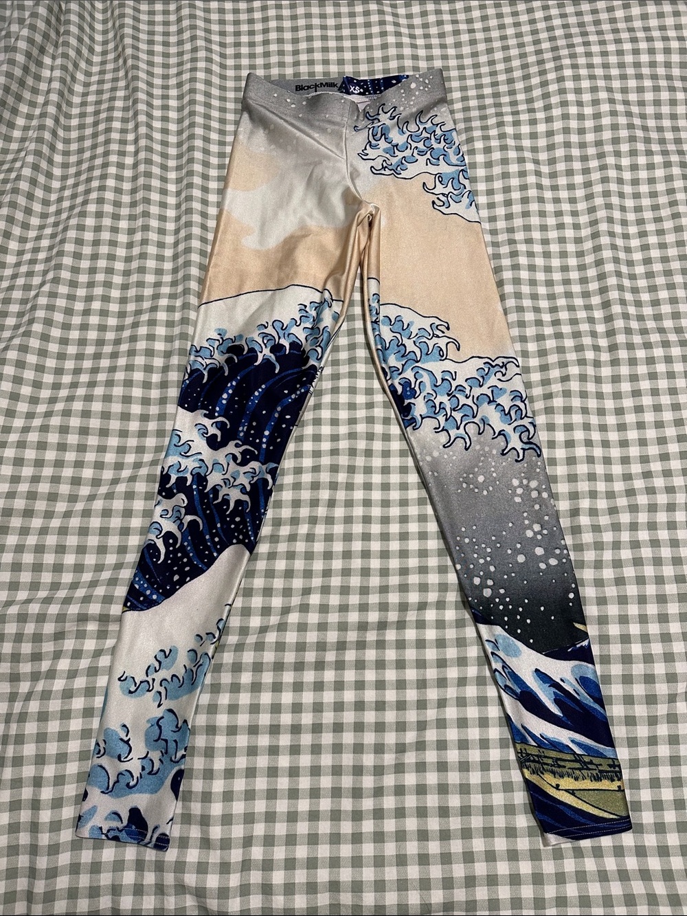 Blackmilk Great Wave Leggings - Size XS